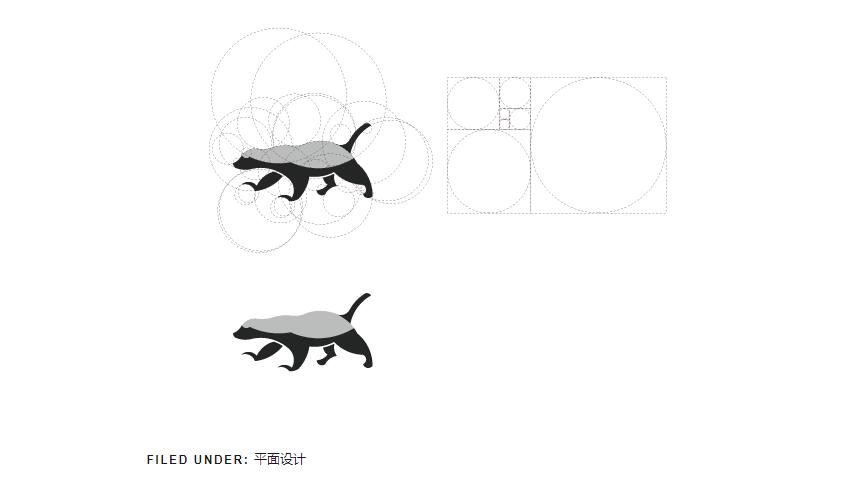 黃金分割設計的logo